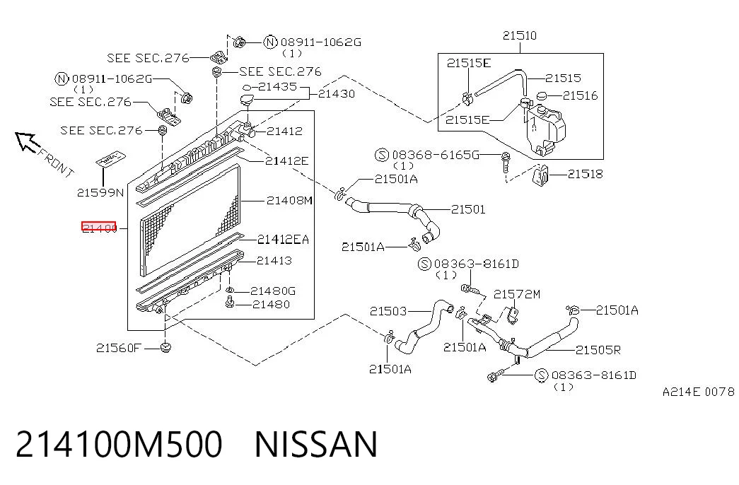 214100M500 Nissan/Infiniti