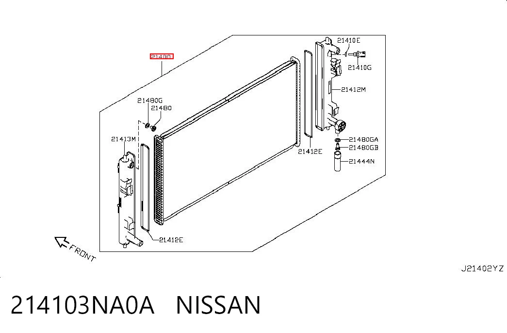 214103NA0A Nissan/Infiniti