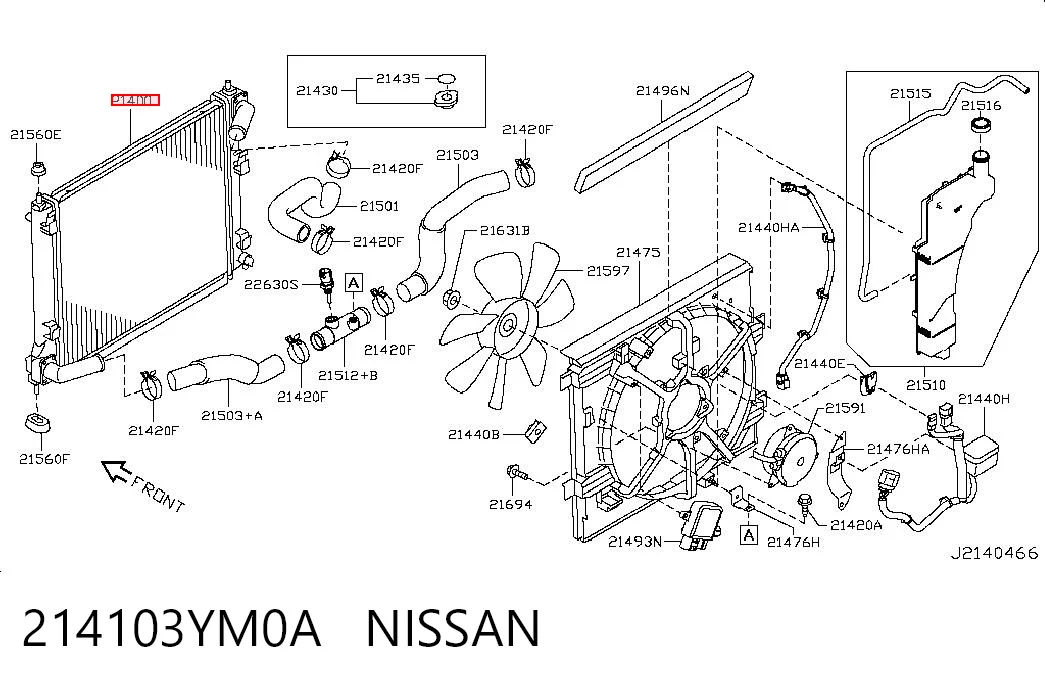 214103YM0A Nissan/Infiniti