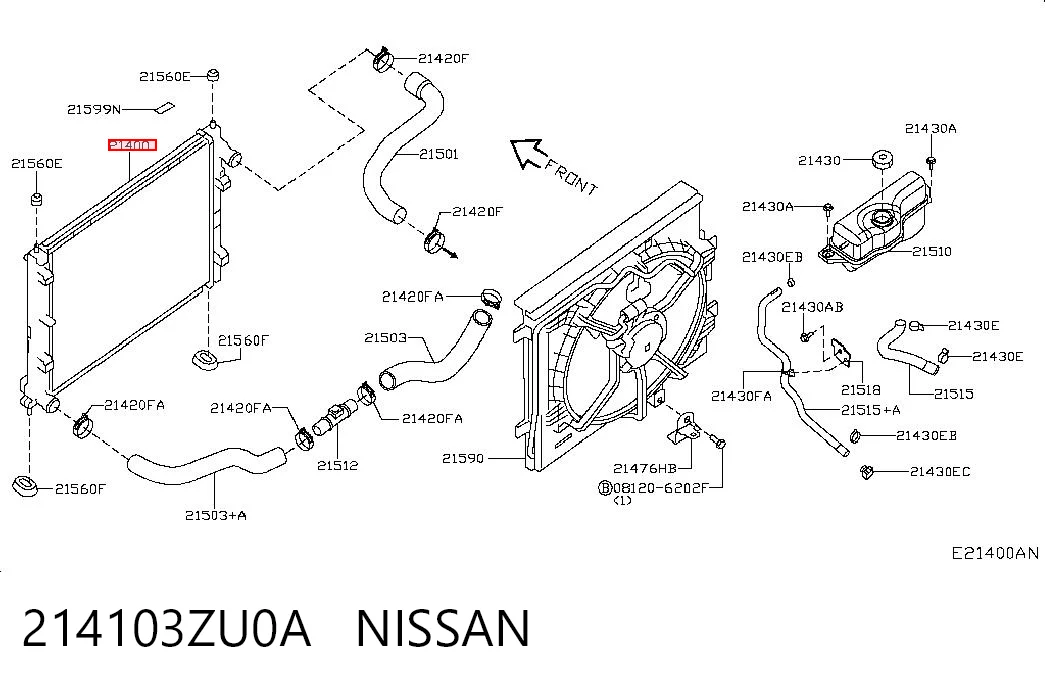 214103ZU0A Nissan/Infiniti