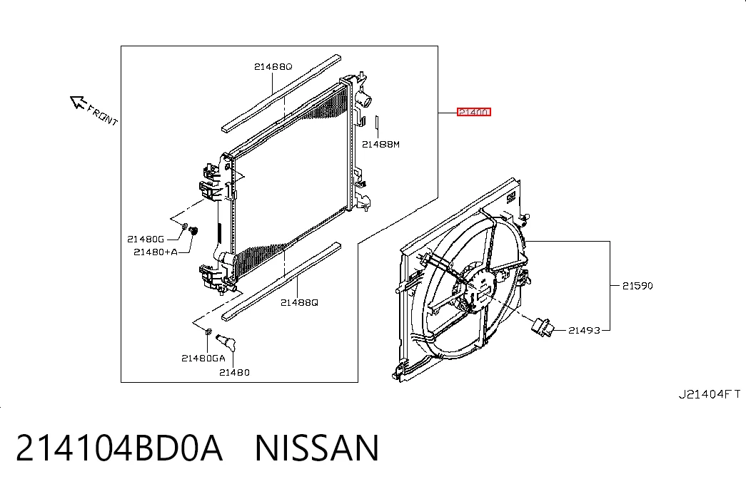 214104BD0A Nissan/Infiniti