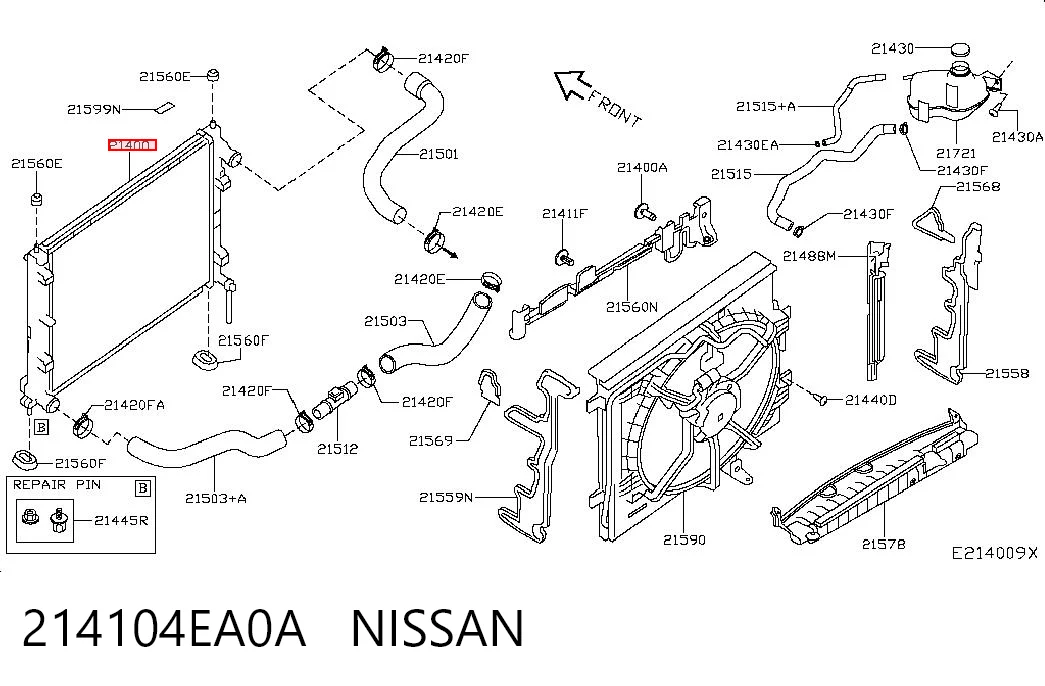 214104EA0A Nissan/Infiniti