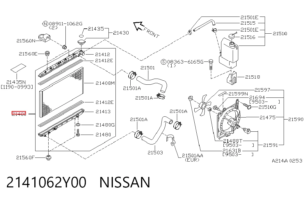 2141062Y00 Nissan/Infiniti