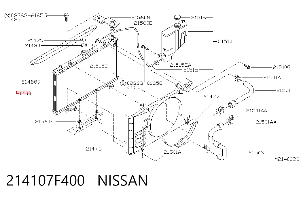 214107F400 Nissan/Infiniti