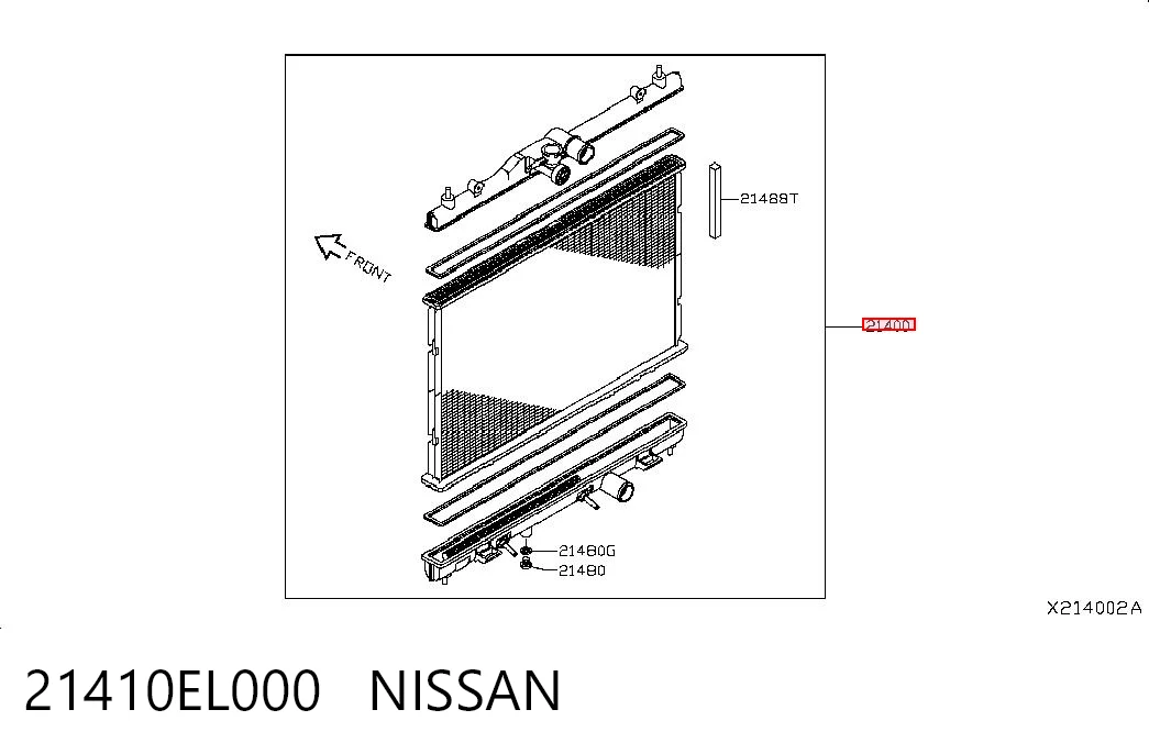 21410EL000 Nissan/Infiniti