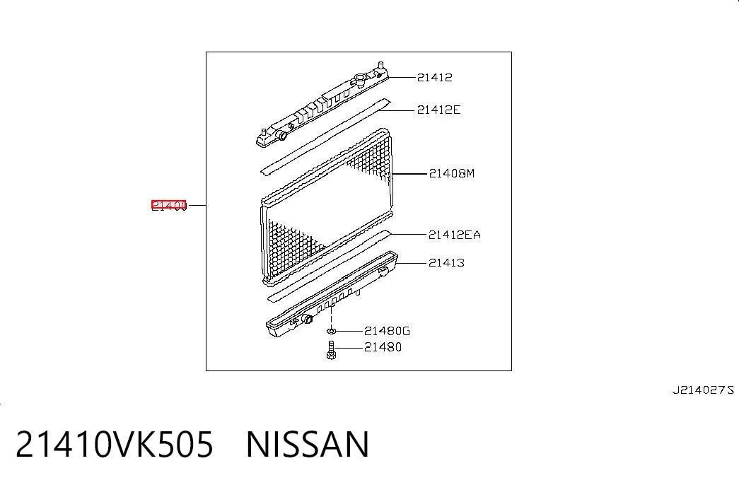 21410VK505 Nissan/Infiniti