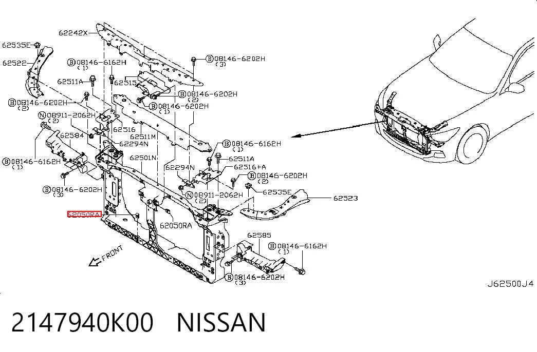 2147940K00 Nissan/Infiniti