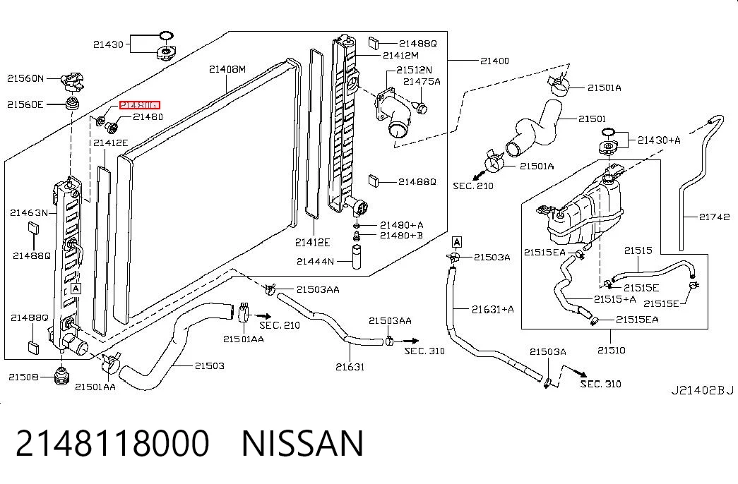 2148118000 Nissan/Infiniti