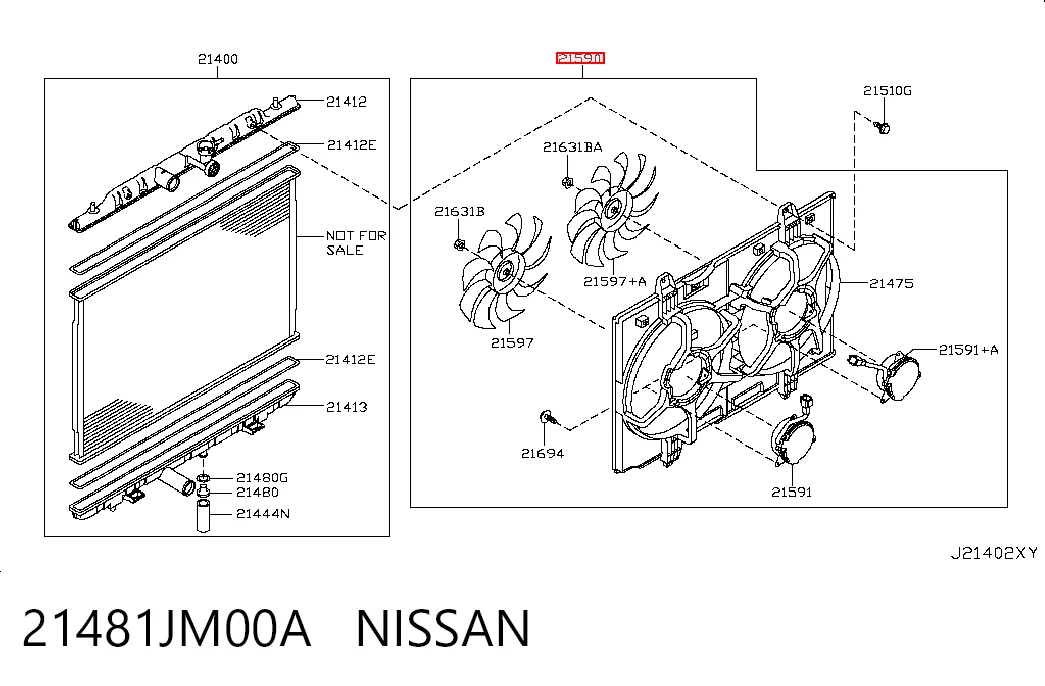 21481JM00A Nissan/Infiniti