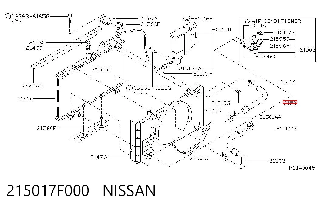 215017F000 Nissan/Infiniti