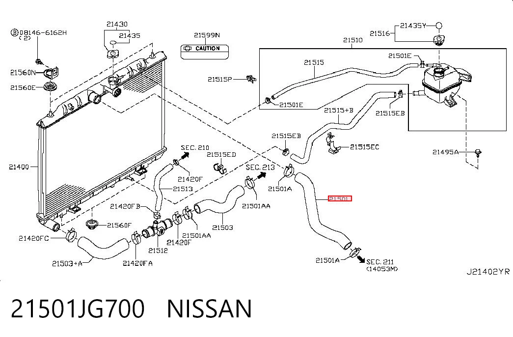 21501JG700 Nissan/Infiniti