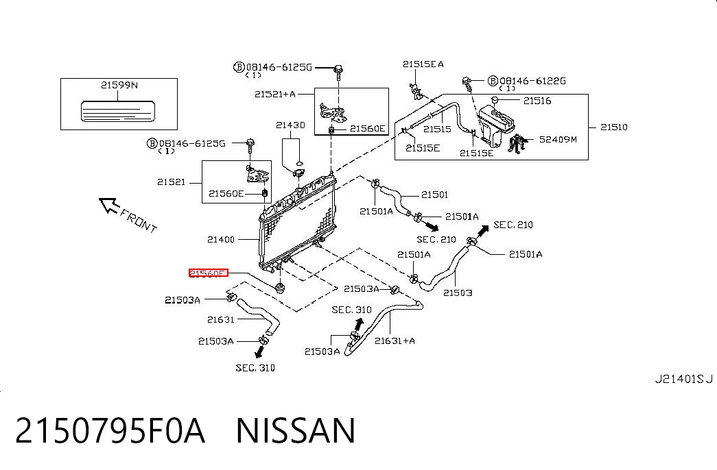 2150795F0A Nissan/Infiniti