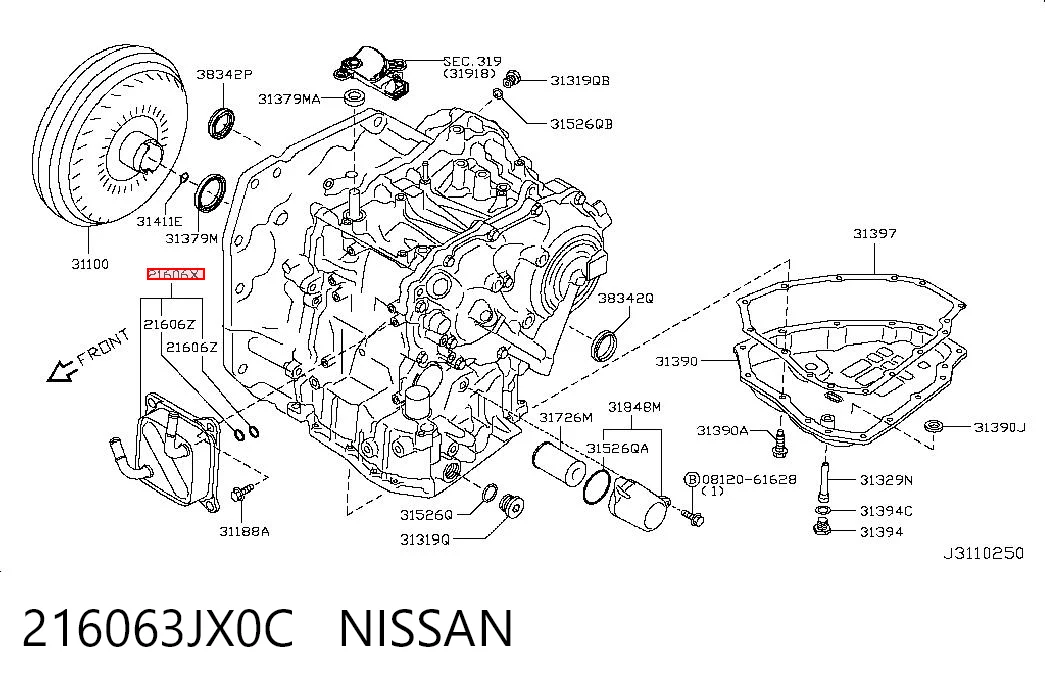 216063JX0C Nissan/Infiniti