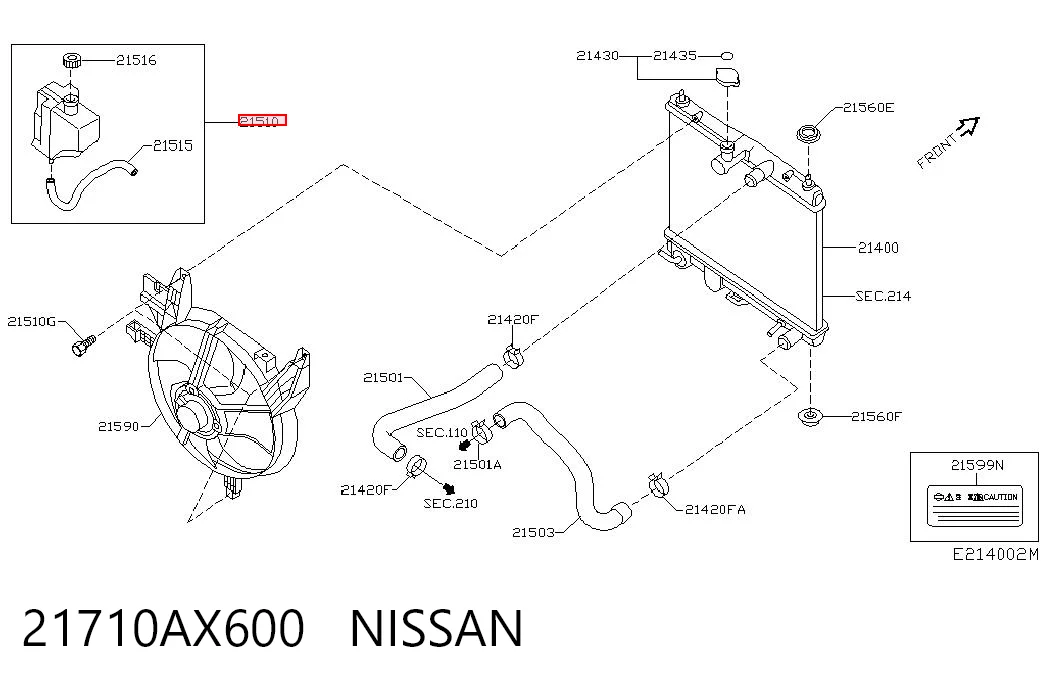 21710AX600 Nissan/Infiniti