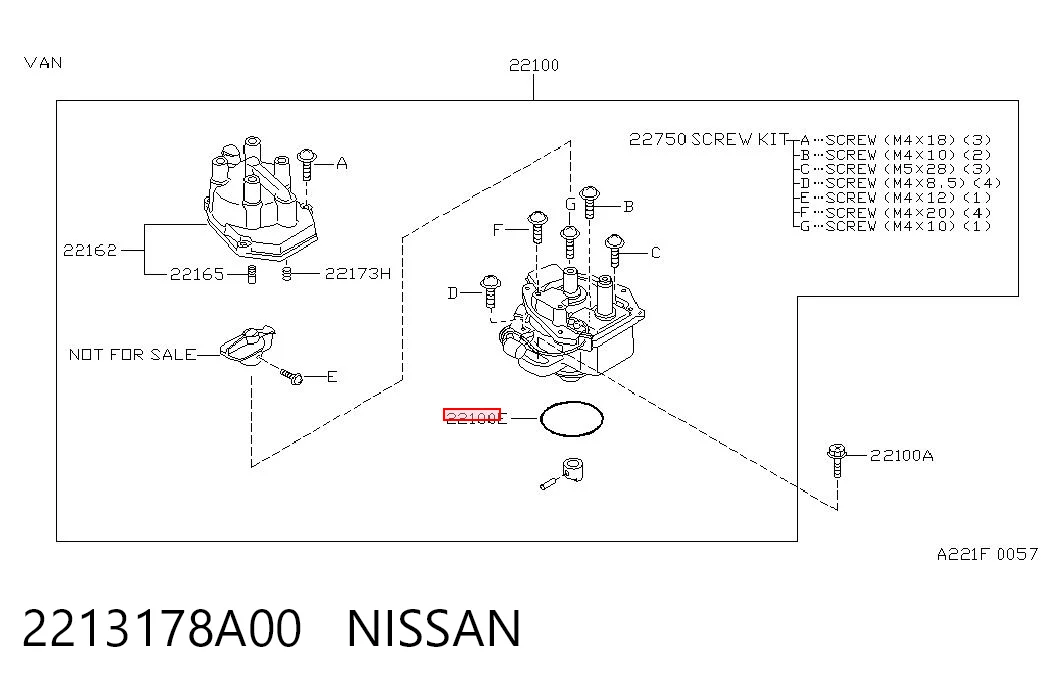 2213178A00 Nissan/Infiniti