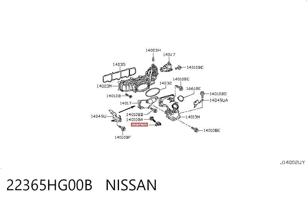 22365HG00B Nissan/Infiniti