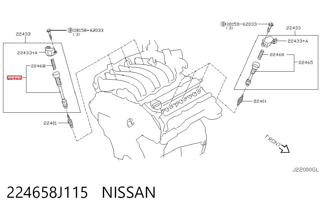 224658J115 Nissan/Infiniti