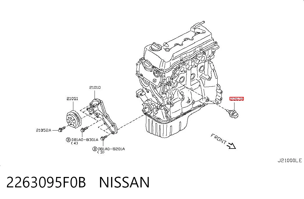 2263095F0B Nissan/Infiniti