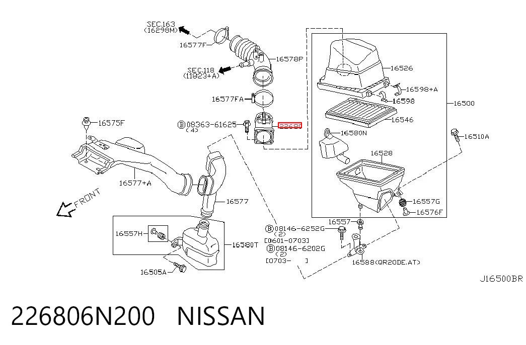 226806N200 Nissan/Infiniti