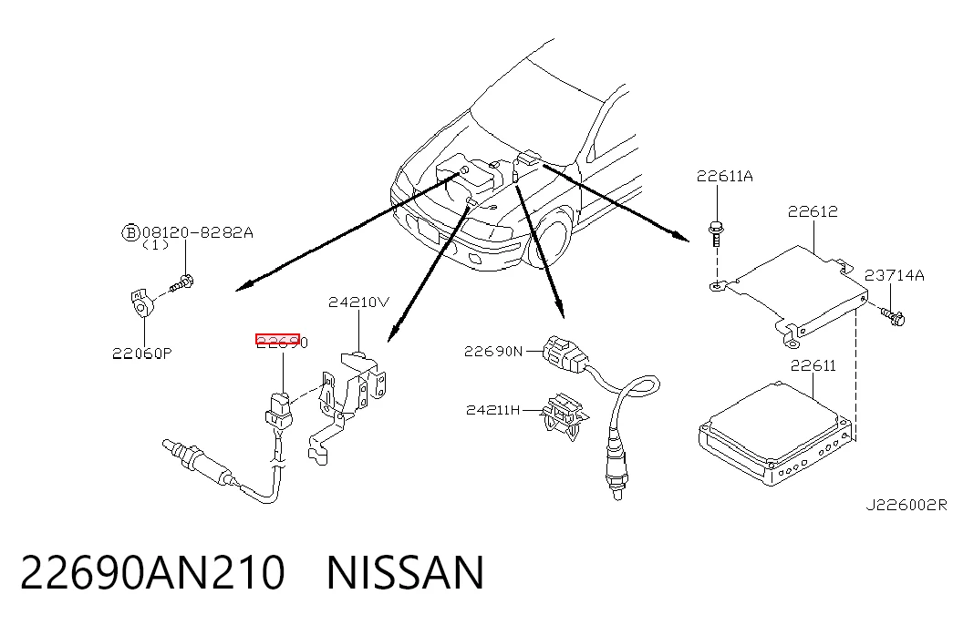 Sonda lambda, sensor de oxigênio até o catalisador AND 3S906013 preço, a partir de 65,33 USD