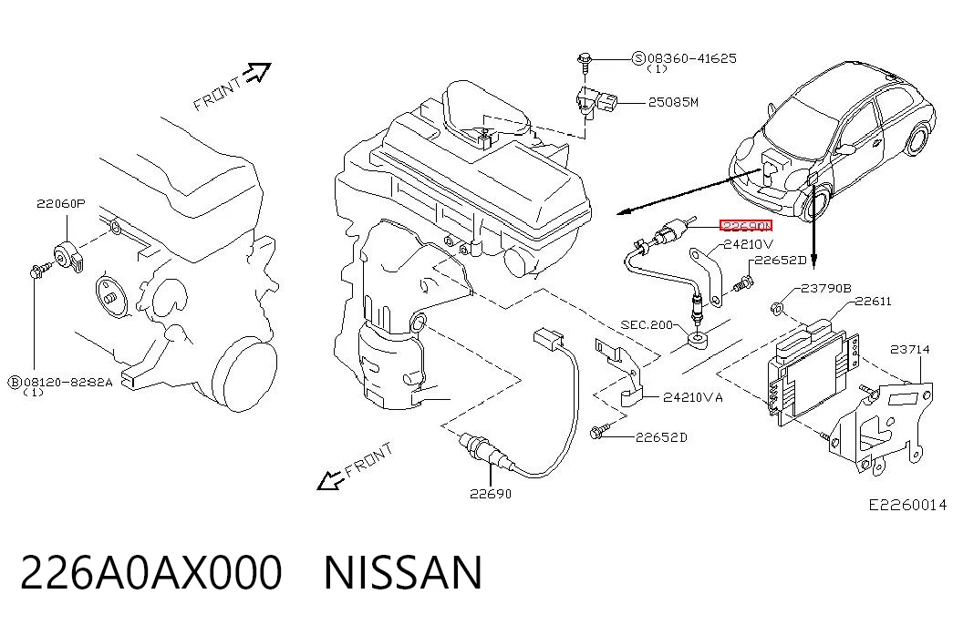 226A0AX000 Nissan/Infiniti