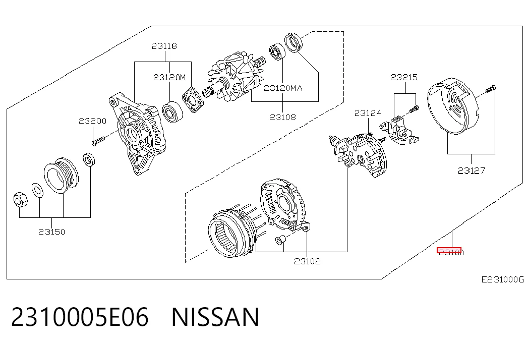 2310005E06 Nissan/Infiniti