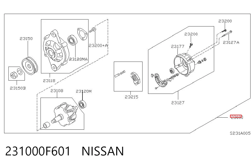 231000F601 Nissan/Infiniti