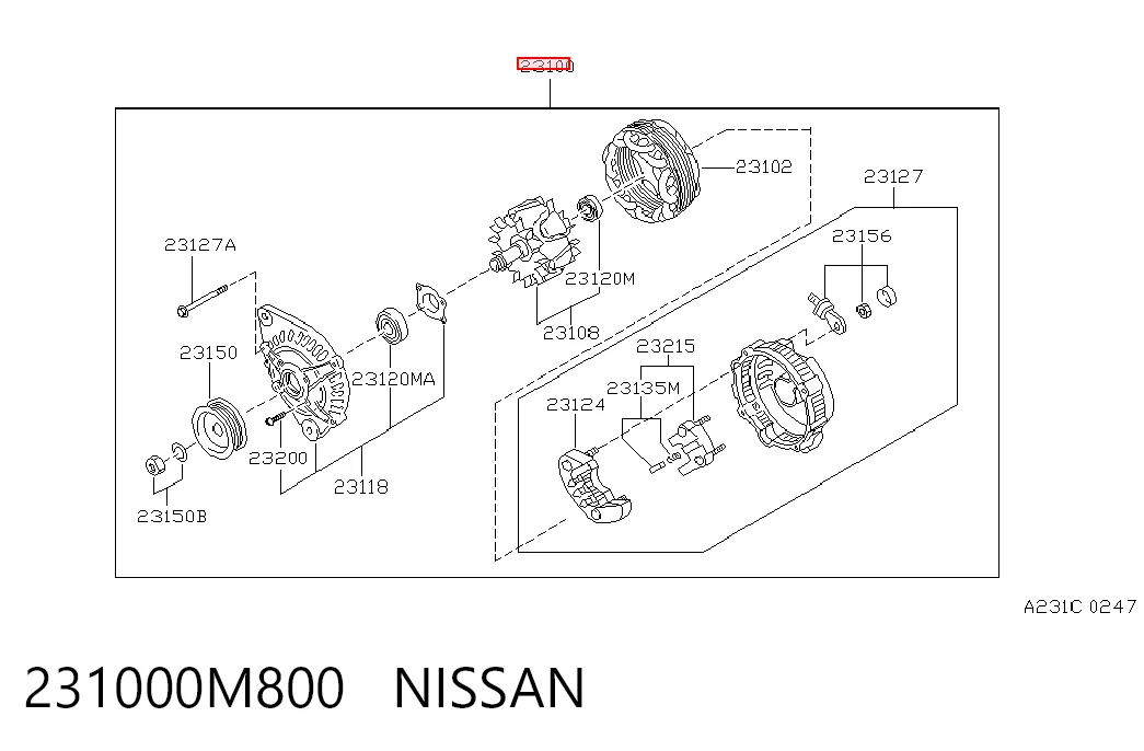 55351299 Opel Gerador