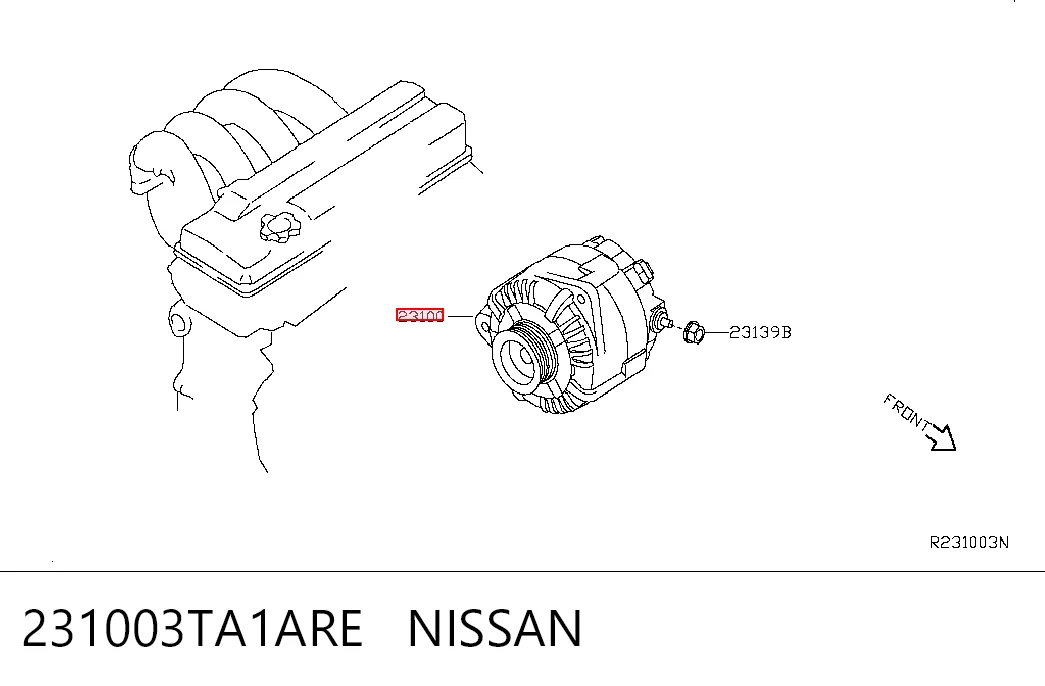 Gerador para Nissan Altima L33 