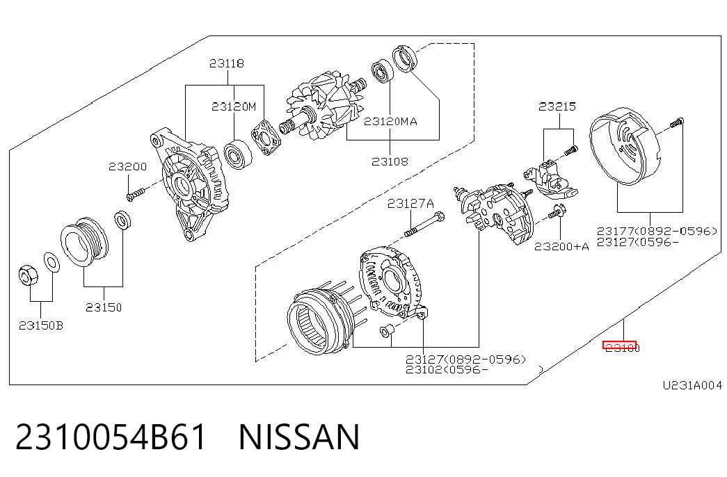 Gerador para Nissan Micra  K11
