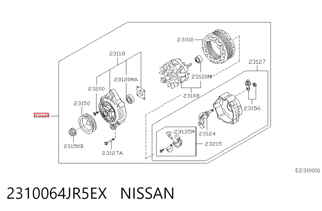 55351299 Opel Gerador