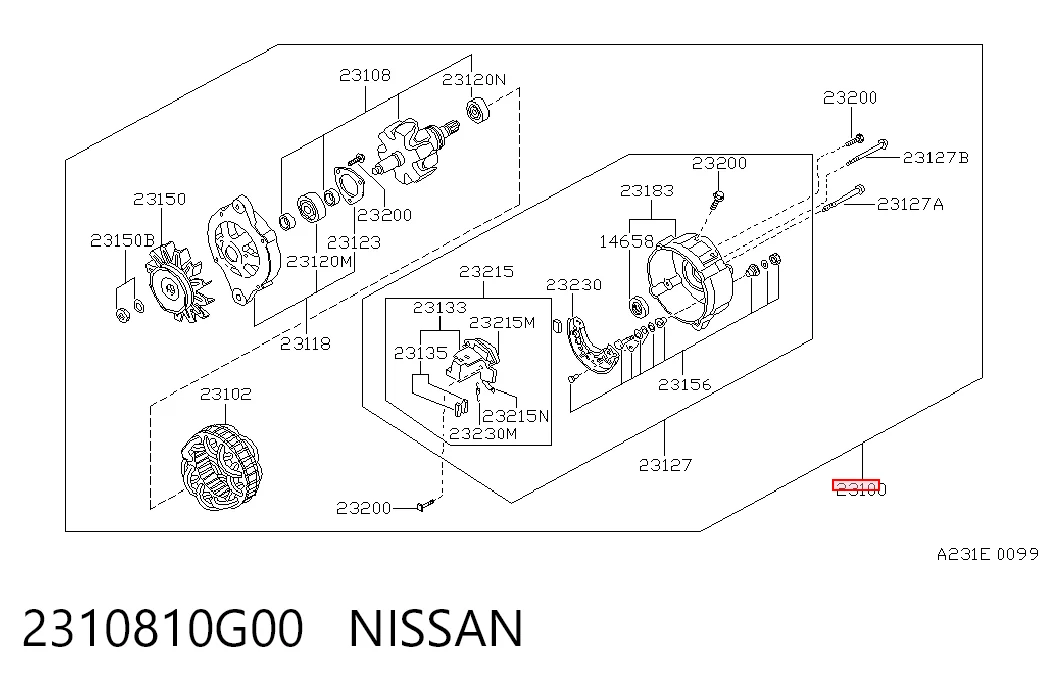 2310810G00 Nissan/Infiniti