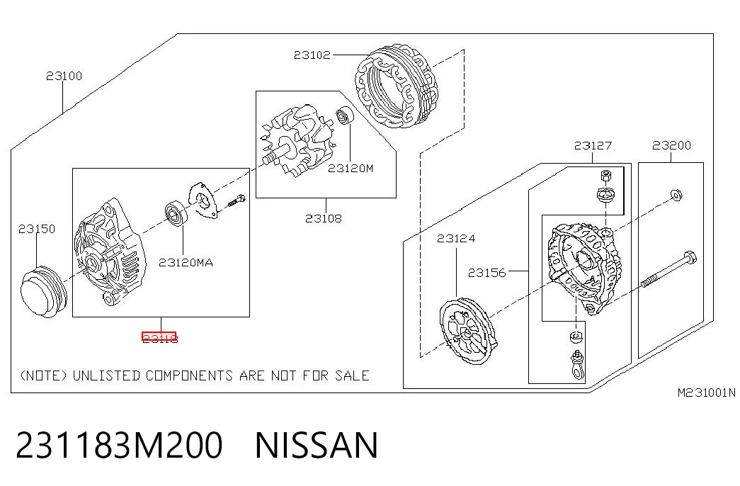 231183M200 Nissan/Infiniti
