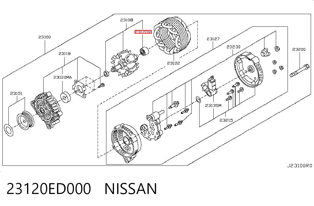23120ED000 Nissan/Infiniti