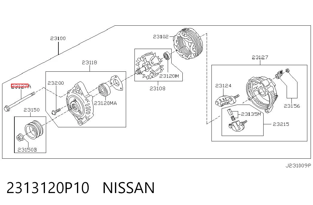 2313120P10 Nissan/Infiniti