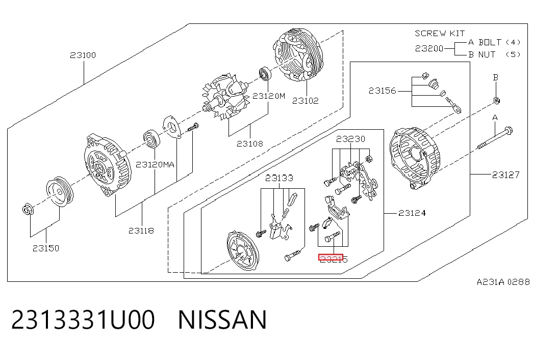 2313331U00 Nissan/Infiniti