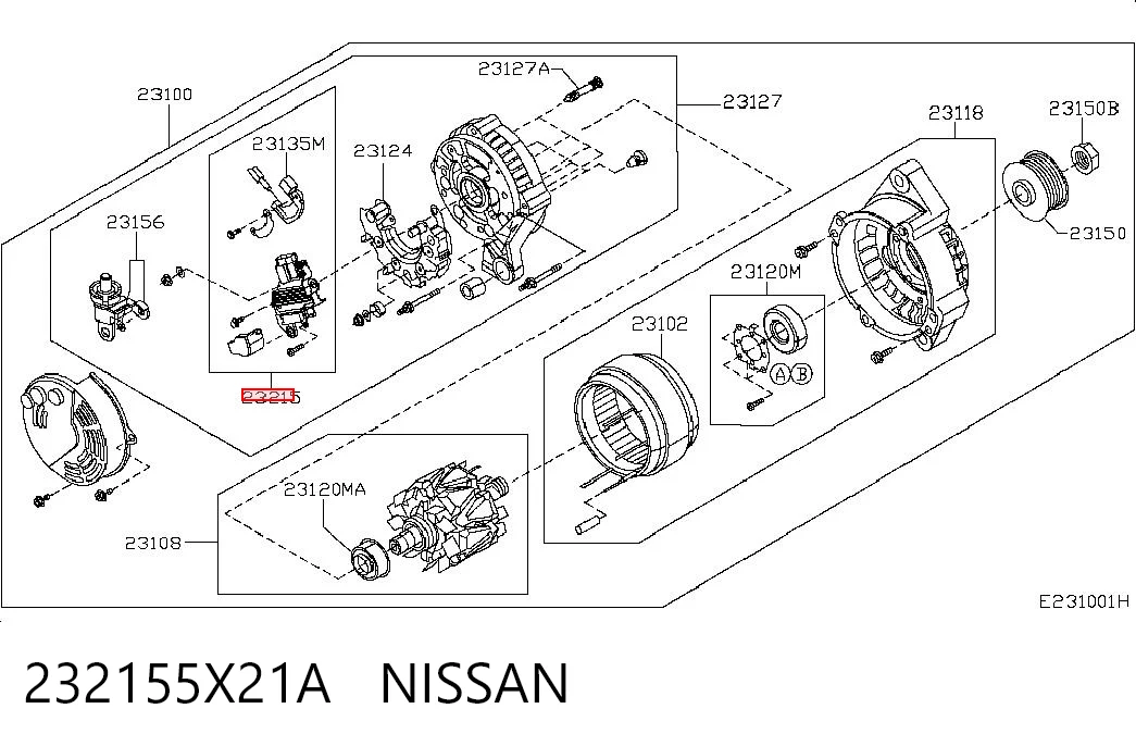 232155X21A Nissan/Infiniti