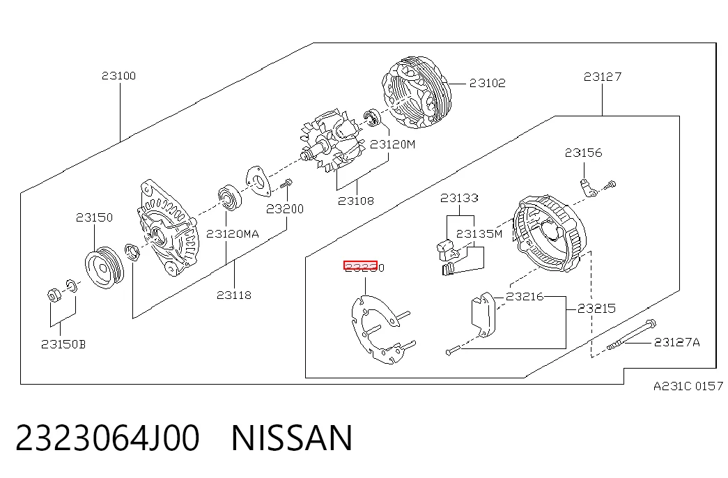 2323064J00 Nissan/Infiniti