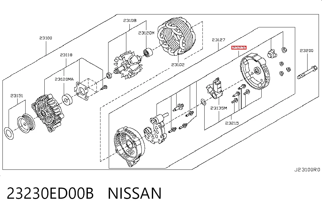 23230ED00B Nissan/Infiniti