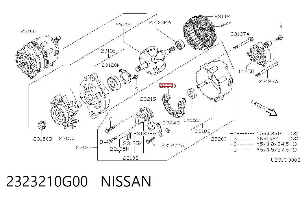2323210G00 Nissan/Infiniti