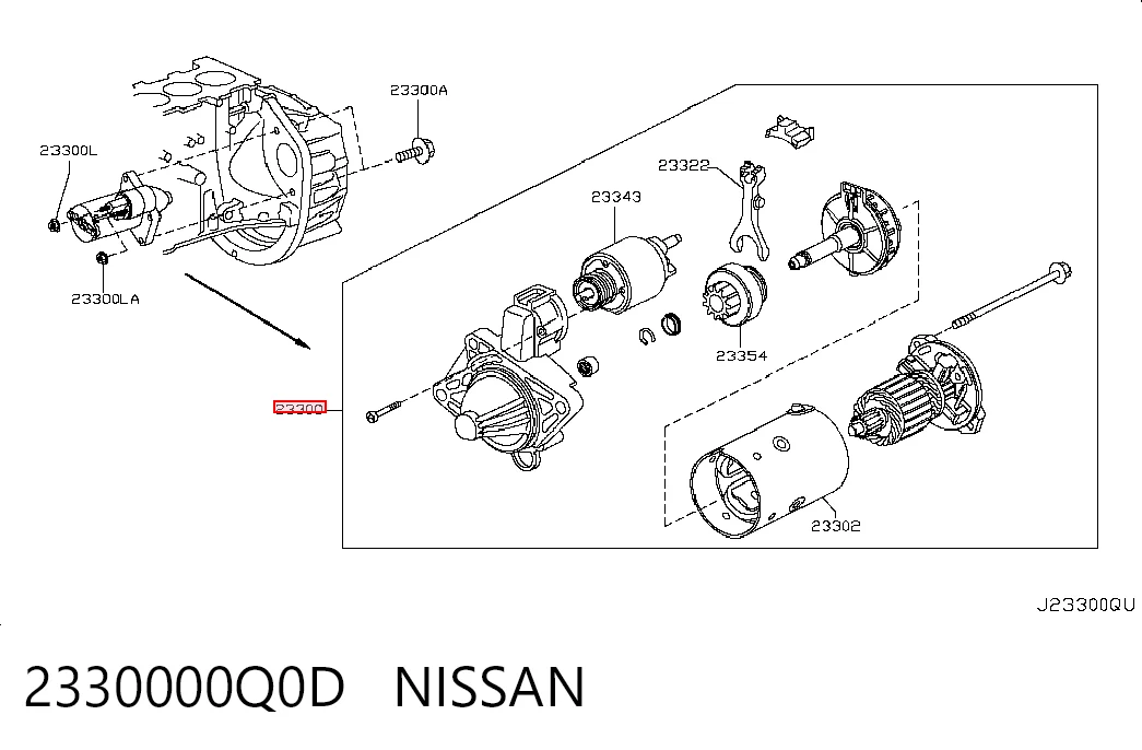 2330000Q0D Nissan/Infiniti