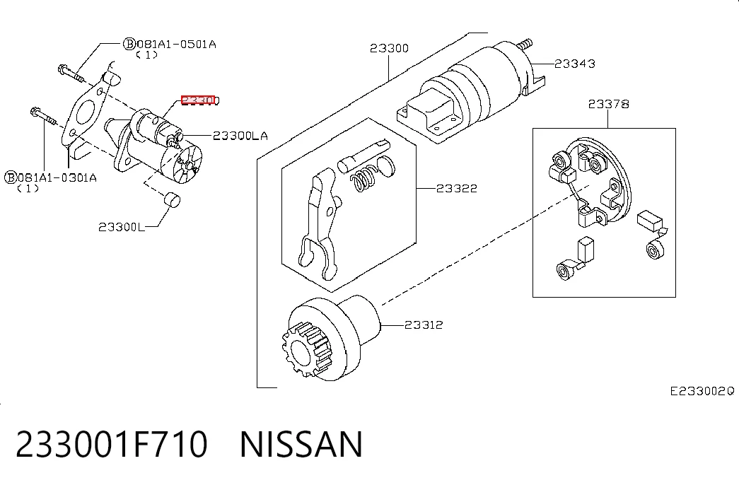  Motor de arranco Nissan Micra C+C III conversível (K12) (2005 - 2010) C+C III