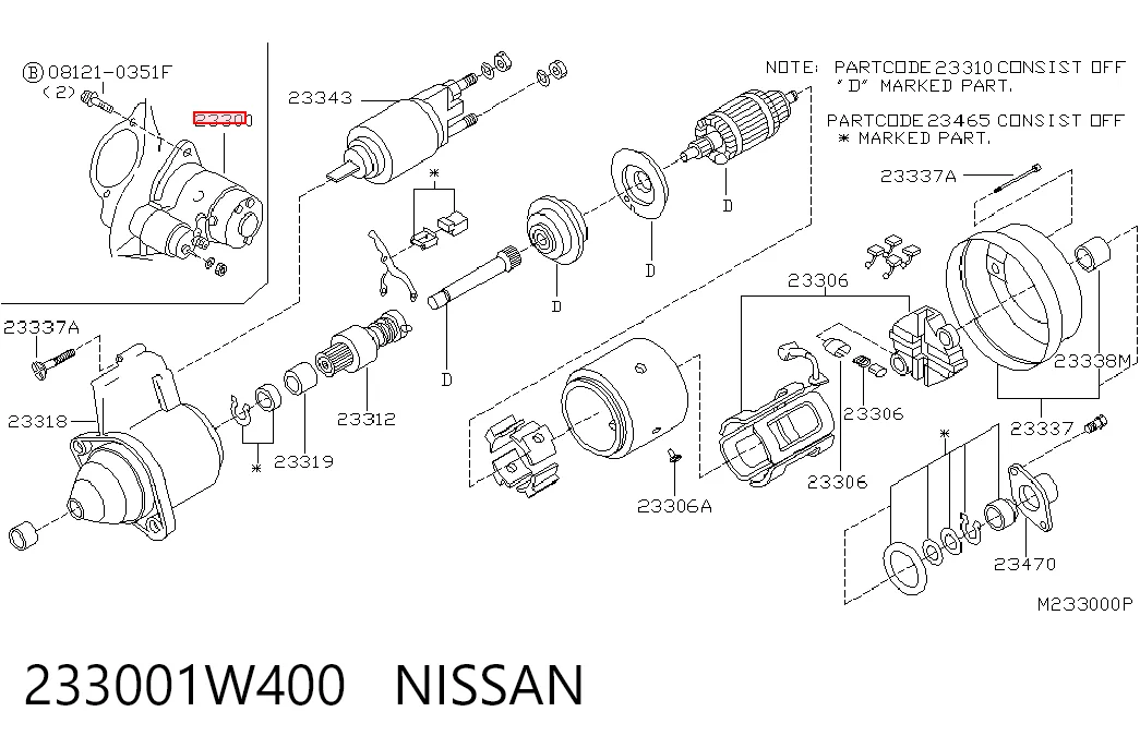 Motor de arranco MSN8080 Magneti Marelli