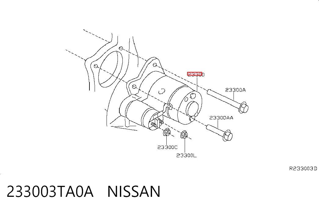Motor de arranco para Nissan Altima L33 