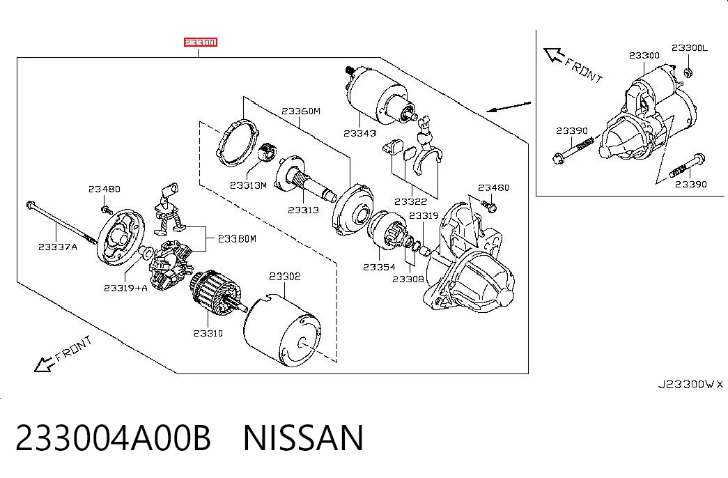 233004A00B Nissan/Infiniti