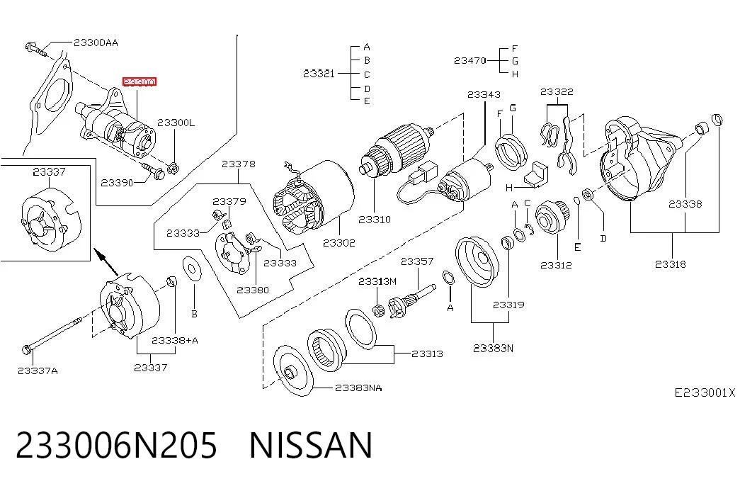 233006N205 Nissan/Infiniti