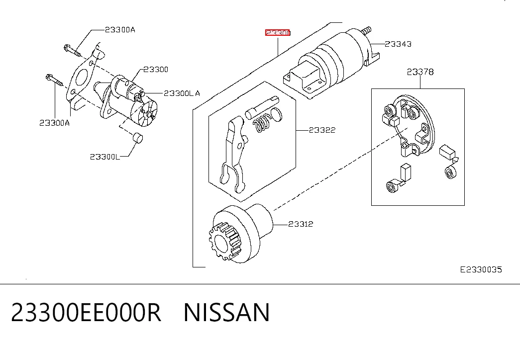  Motor de arranco Nissan Tiida hatchback (C13) (2015 - 2026) 