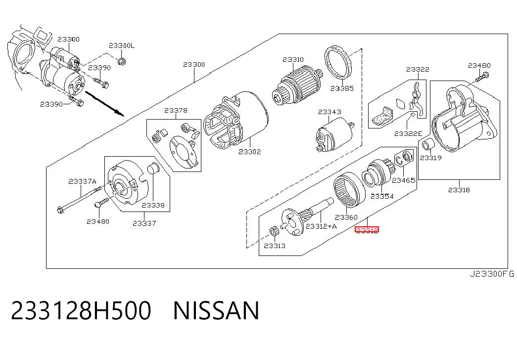233128H500 Nissan/Infiniti