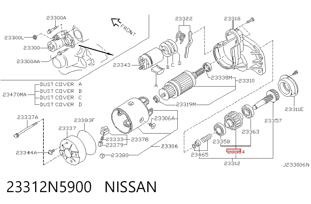 Compre Roda-livre do motor de arranco Nissan Patrol 
