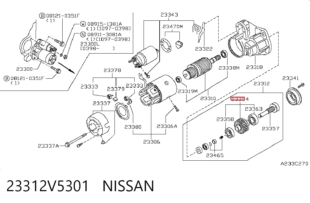 Roda-livre do motor de arranco Nissan Patrol preço, a partir de 31,03 USD
